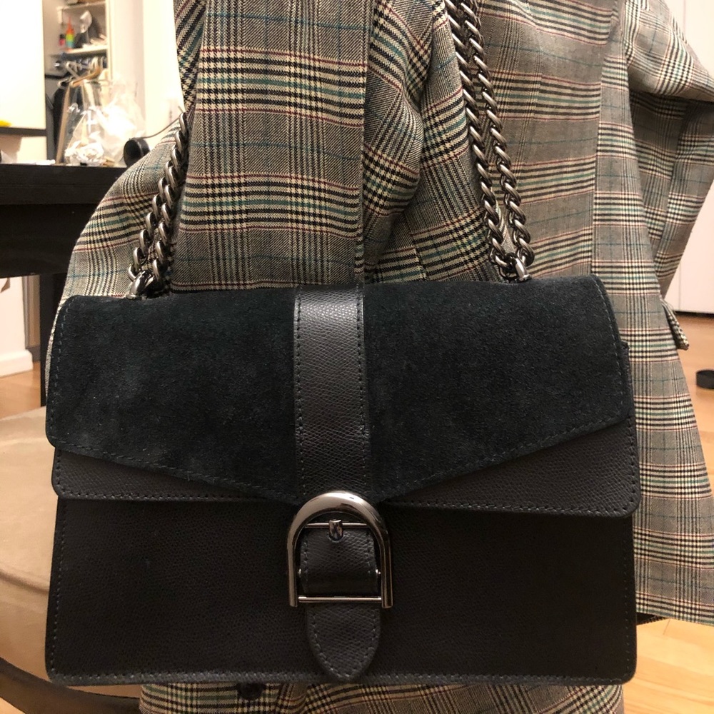 Parentesi Genuine Leather Shoulder Bag